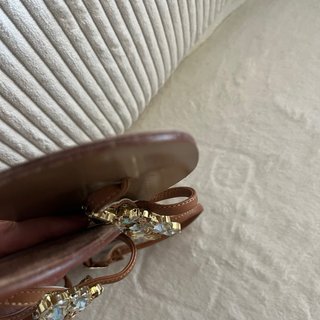 Sandalias Piel Joya Marrón