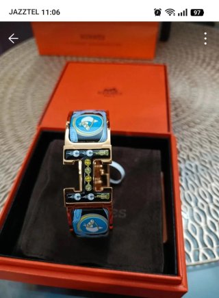 Pulsera Hermès Clic Clac H Bouquets Selliers