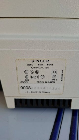 Máquina de coser Singer Tempo 60 + pedal