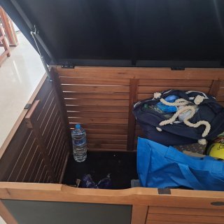 Baúl de madera grande 130x70x65