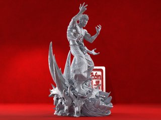 Figura Resina Ryomen Sukuna, Jujutsu Kaisen 1/8