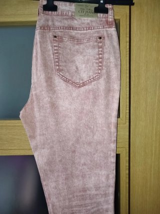 Pantalones Cortefiel Talla 44 Rosa