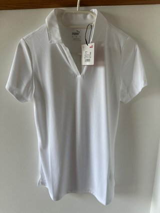 Polo Golf Mujer Puma Blanco