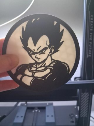 Set di 8 posa-bicchieri Dragon Ball Z