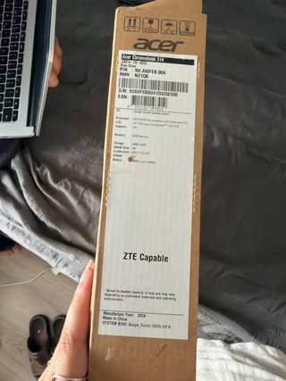 Acer Chromebook 314 Argento