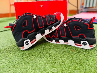 Nike Air Uptempo las de Scottie Pippen Negro/Rojo