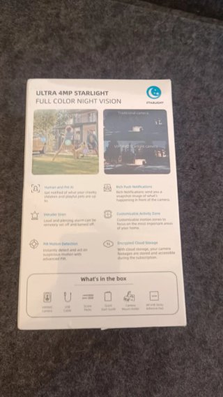 Cámara Vigilancia VIRTAVO 2K WiFi Exterior/Interio