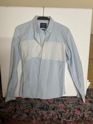 Camisa Springfield azul y blanca