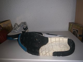 Nike Air Max 1 Originales Gris/Negro/Azul –36,5