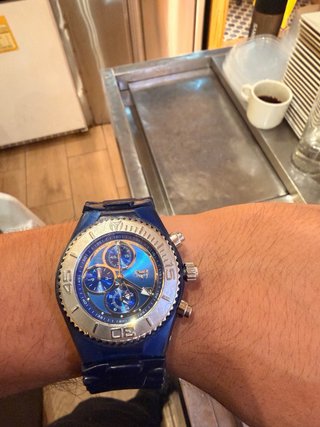 Reloj Technomarine Ralf Azul y Plateado