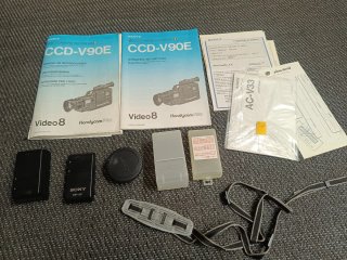 Sony CCD-V90E Video Cámara Handycam PRO vintage