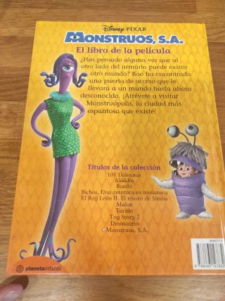 Monstruos, S.A. el libro de la película