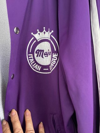 Giacca College Vintage Italian Major League L
