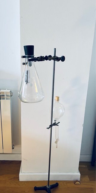 Lámpara de laboratorio vintage