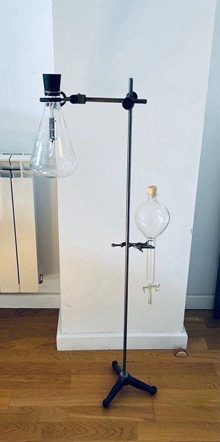 Lámpara de laboratorio vintage