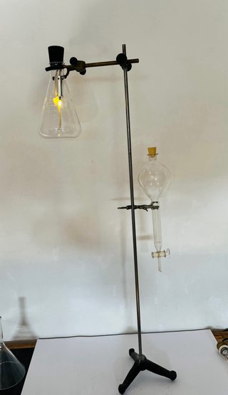 Lámpara de laboratorio vintage