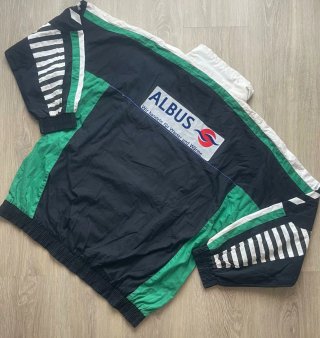 Sudadera Hummel Negra, Verde y Blanca