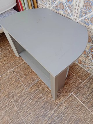 Mesa TV cristal y metal
