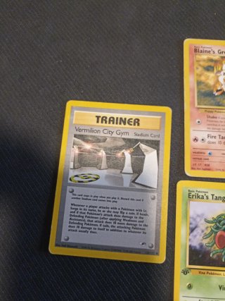 Lotto Gym Heroes Pokémon 9 carte