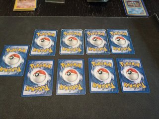 Lotto Gym Heroes Pokémon 9 carte