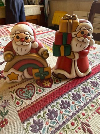 Thun Babbi Natale in ceramica
