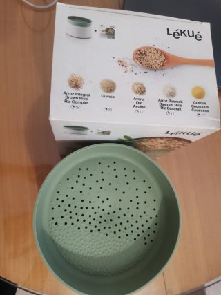 Lékué Quick Quinoa & Rice Cooker