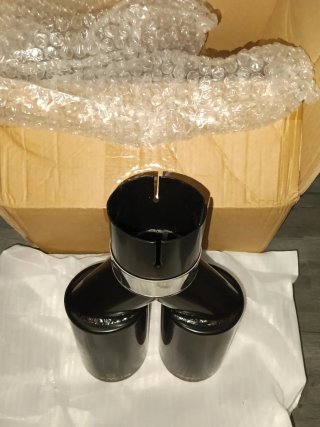Cola de escape doble REMUS Black Edition