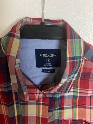 Camisa cuadros Springfield Talla M