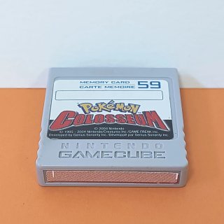 MEMORY CARD 59 POKEMON COLOSSEUM NINTENDO GAMECUBE