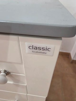 Cómoda bebé madera blanca