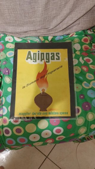 Pubblicità vintage Agipgas anni '50