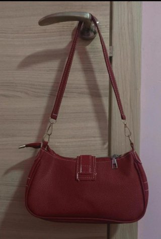 Bolso pequeño estrellas rojo y blanco