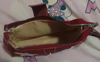 Bolso pequeño estrellas rojo y blanco