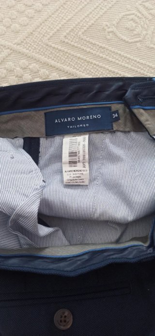Traje ALVARO MORENO azul talla 34