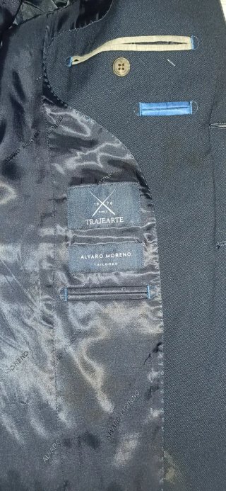 Traje ALVARO MORENO azul talla 34