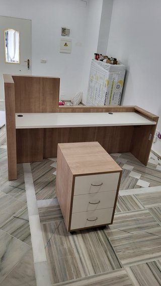Mostrador recepción profesional 207 cm + cajonera