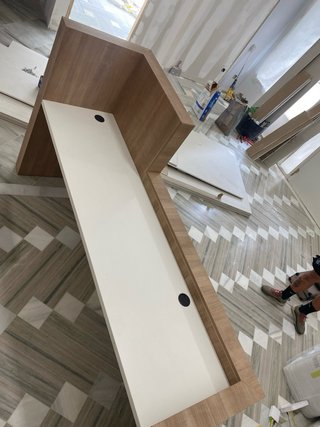 Mostrador recepción profesional 207 cm + cajonera