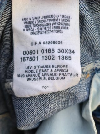 Levi's Vaqueros Rotos Talla W28/W30