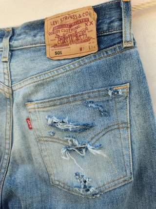 Levi's Vaqueros Rotos Talla W28/W30