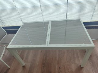 Conjunto terraza mesa +6 sillas