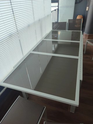 Conjunto terraza mesa +6 sillas