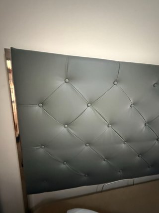 Cabecero Cama 150 Polipiel Gris