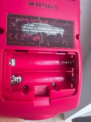 Game Boy Color Roja - No enciende