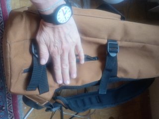 Mochila Carhartt Marrón y Negra