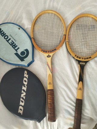 Set di racchette da tennis vintage Tretorn
