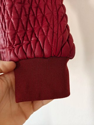 Giubbino Zara Uomo Rosso Trapuntato