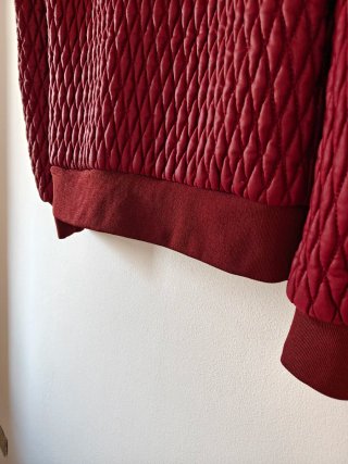 Giubbino Zara Uomo Rosso Trapuntato