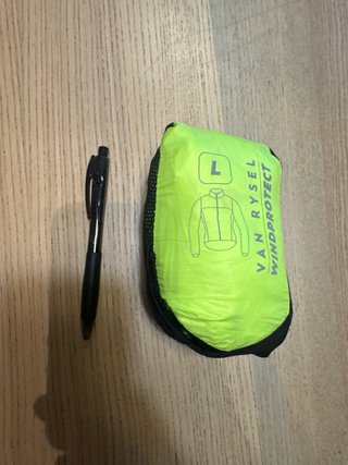 Cortavientos Van Rysel Talla L Amarillo Neón