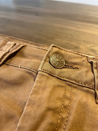 Falda Stradivarius Talla 34 Marrón