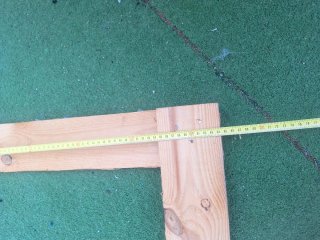 Marco de madera para base